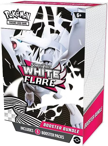 ​[BESTILLINGSVARE] – Pokémon S&V: White Flare – Booster Pack Bundle (6 pakker)