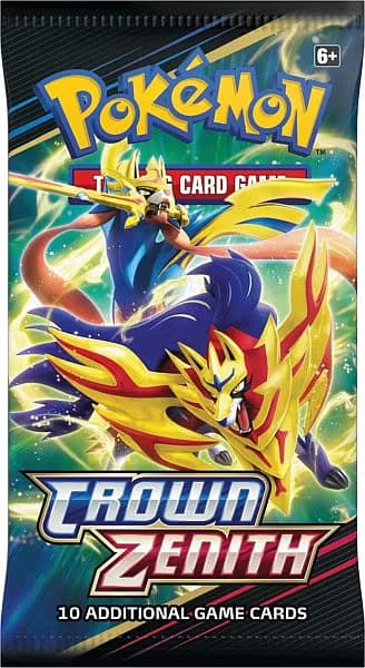 ​[BESTILLINGSVARE] – Pokémon S&S: Crown Zenith Booster Pack (10 kort)