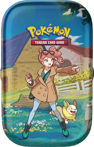 ​[BESTILLINGSVARE] – Pokémon Crown Zenith Mini Tin: Sonia & Yamper