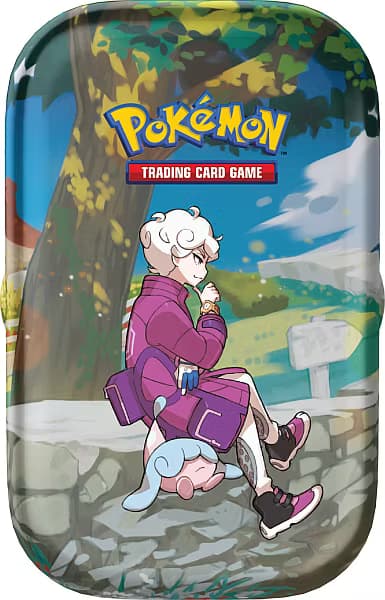 ​[BESTILLINGSVARE] – Pokémon Crown Zenith Mini Tin: Bede & Hatenna