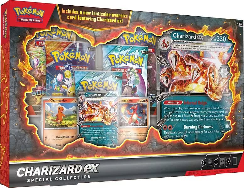 [BESTILLINGSVARE] Pokémon TCG: Charizard ex Special Collection – Tera Charizard!