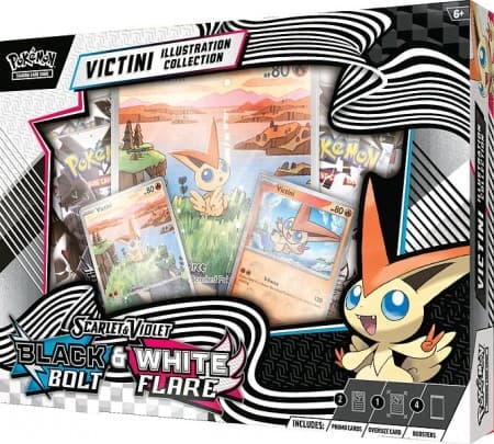 Scarlet & Violet - Black Bolt & White Flare Victini Illustration Collection