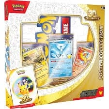 Pokémon MEGA: 30th Celebration Poster Collection Box (Zapdos, Articuno & Moltres) (3 Pack) (ENG)