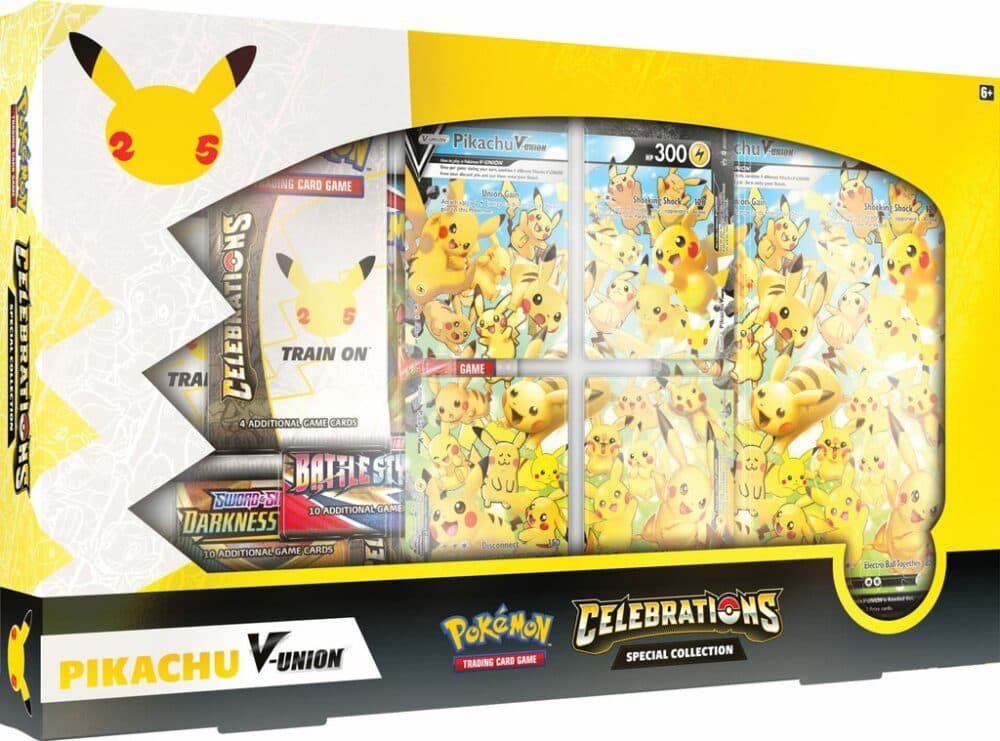 Pokemon Celebrations Pikachu V-UNION Box