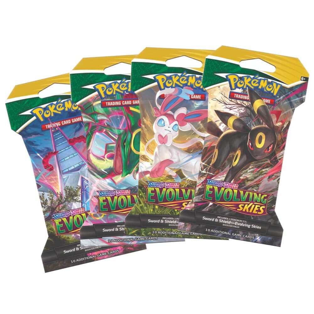 Pokemon Sword & Shield Evolving Skies Sleeved Booster Display (24 Boosters)