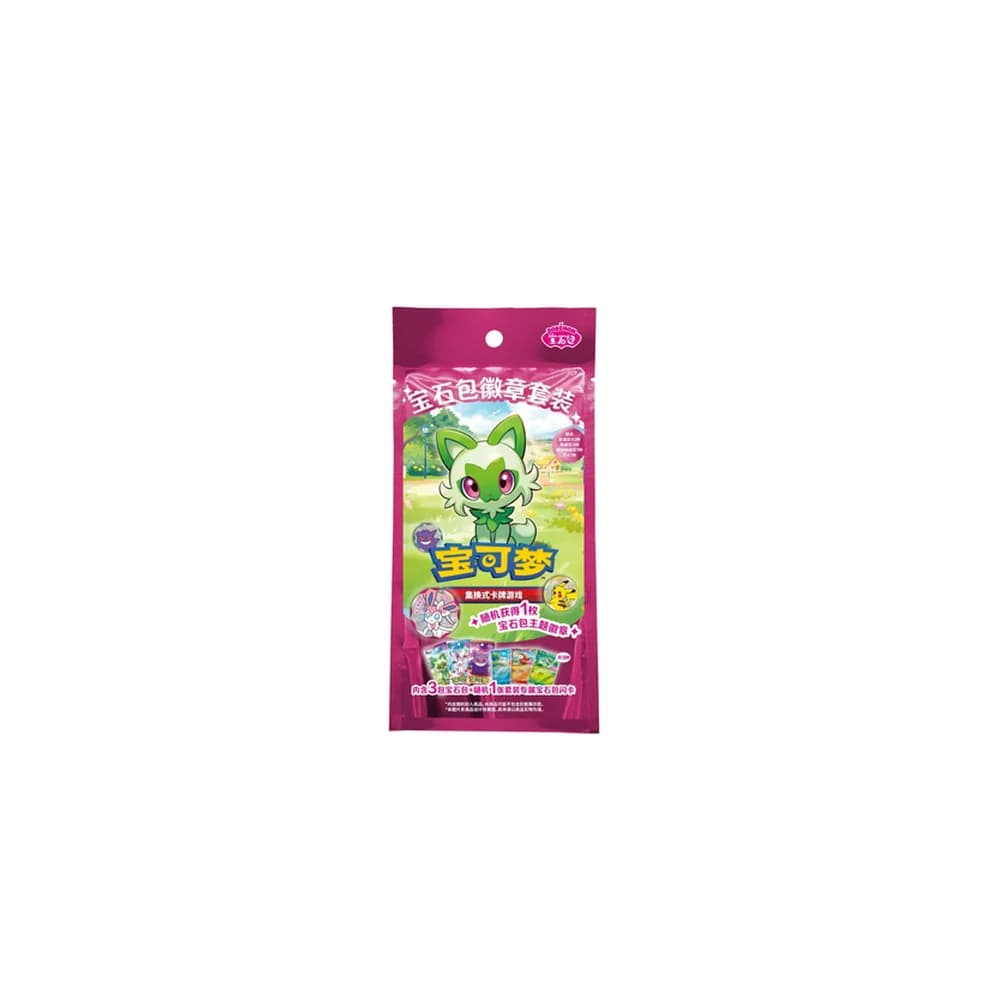 Pokemon TCG Gem Pack with Badge (Kinesisk)