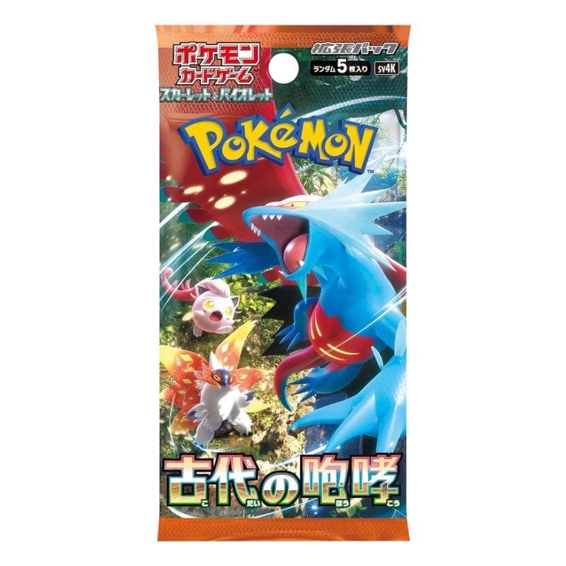 Pokemon TCG: Ancient Roar Booster Pack (SV4K, Japanese) (Japansk)