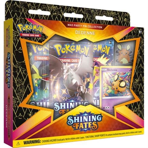 Shining Fates Mad Party Pin Collection: Dedenne