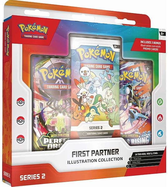 Mega Evolution Ascended Heroes First Partner Illustration Collection Series 2