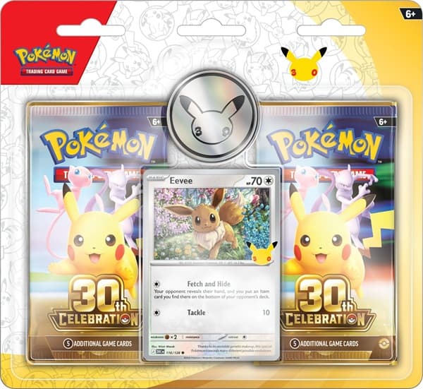 Mega Evolutions 30th Celebration Eevee 2-Pack Blister Pack