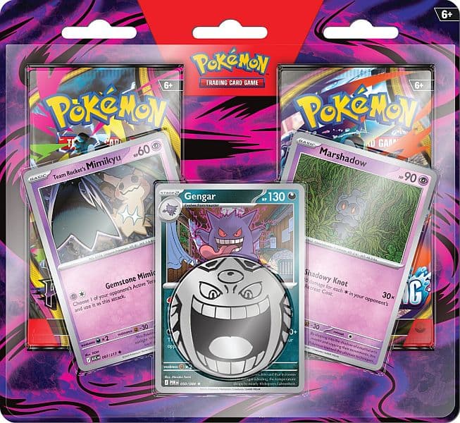 Mega Evolutions 30th Celebration Gengar Enhanced 2-Pack Blister Pack