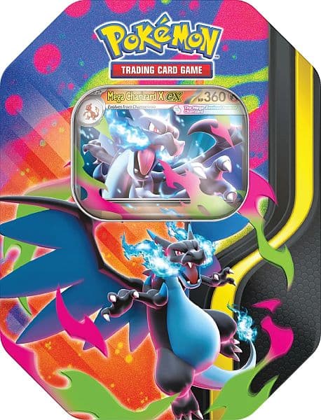 Mega Evolution Ascended Heroes Mega Charizard X EX Spring 2026 Tin Box