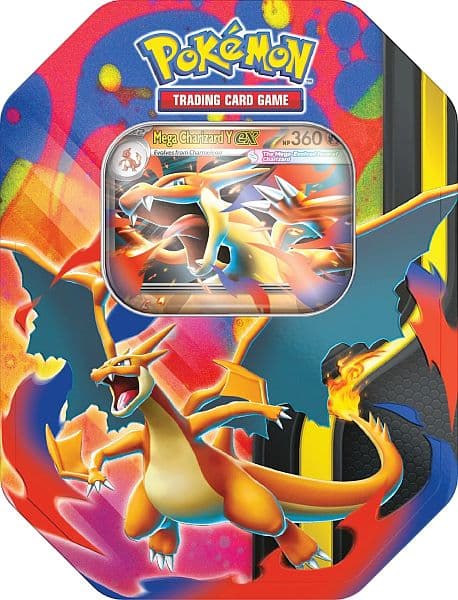 Mega Evolution Ascended Heroes Mega Charizard Y EX Spring 2026 Tin Box