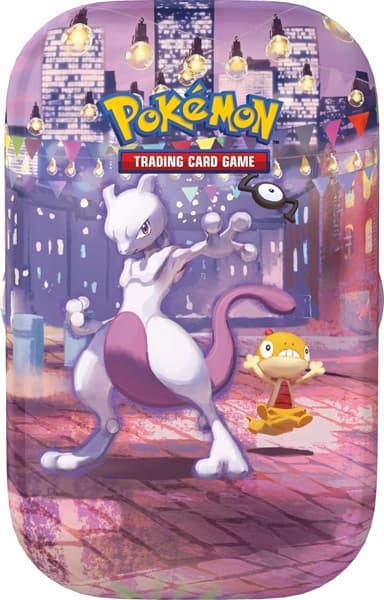 Mega Evolutions 30th Celebration Mewtwo & Scraggy Mini Tin