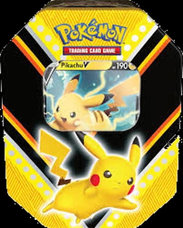 Pikachu V Powers Tin