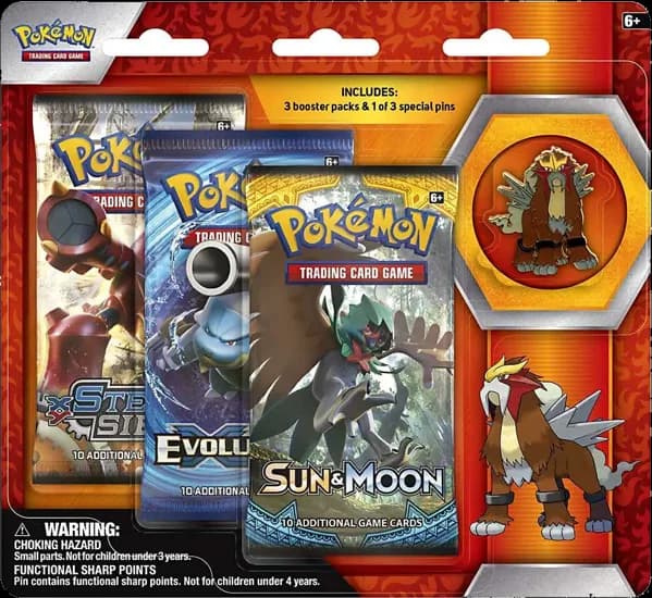 Legendary Beasts Collector Pin Blister Pack: Entei