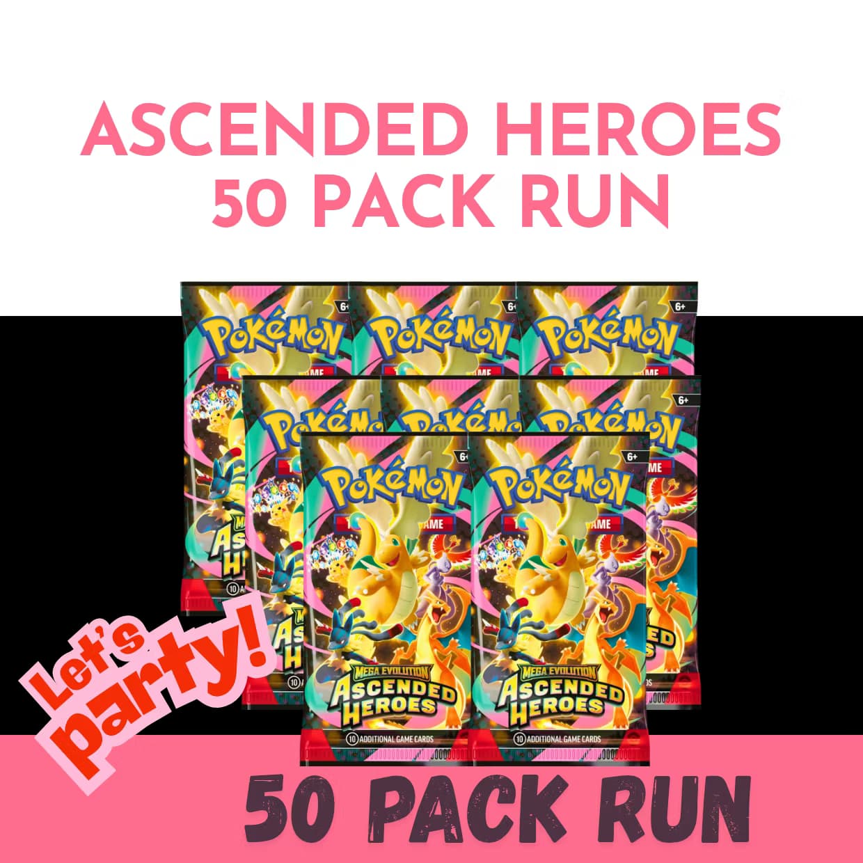 50stk Ascended Heroes boosterpakker