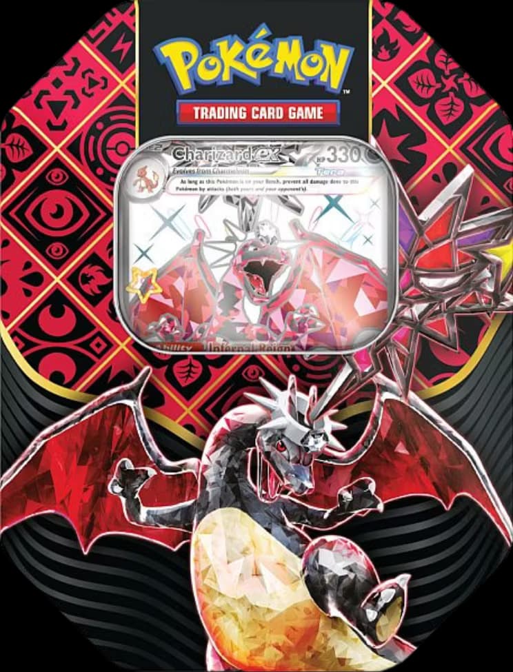 Pokemon Paldean Fates Collector's Tin Charizard ex