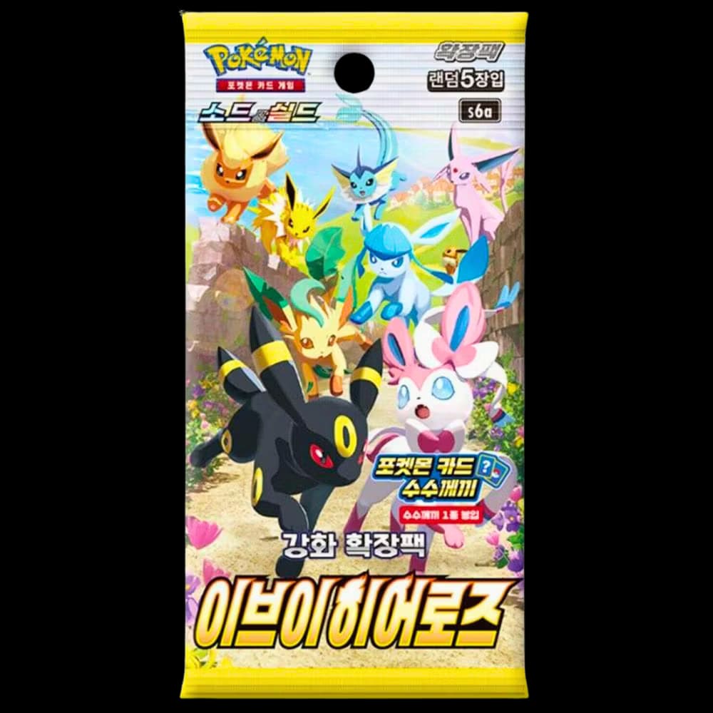 Pokemon Eevee Heroes Boosterpakke Koreansk