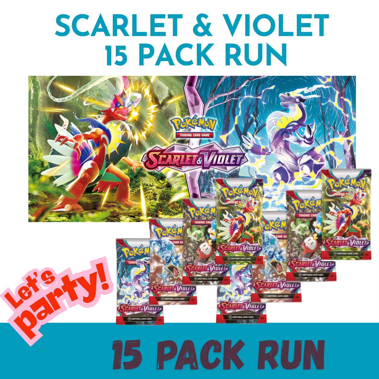 Pokemon Scarlet & Violet 15 Pack Run