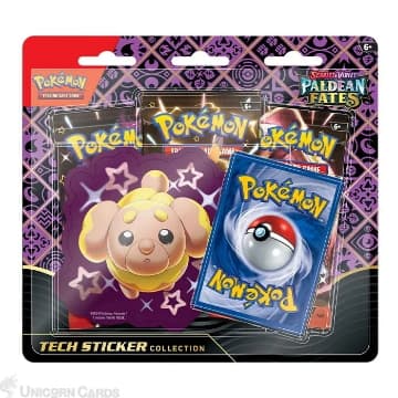 Pokémon TCG: Scarlet & Violet-Paldean Fates Tech Sticker Collection (Shiny Fidough)