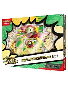 Maks 1 per kunde. Pokémon TCG Mega Meganium ex Box - Ascended Heroes samleboks med boosterpakker