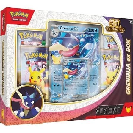 Pokémon MEGA: 30th Celebration Collection Box (Greninja ex) (4 Pack)