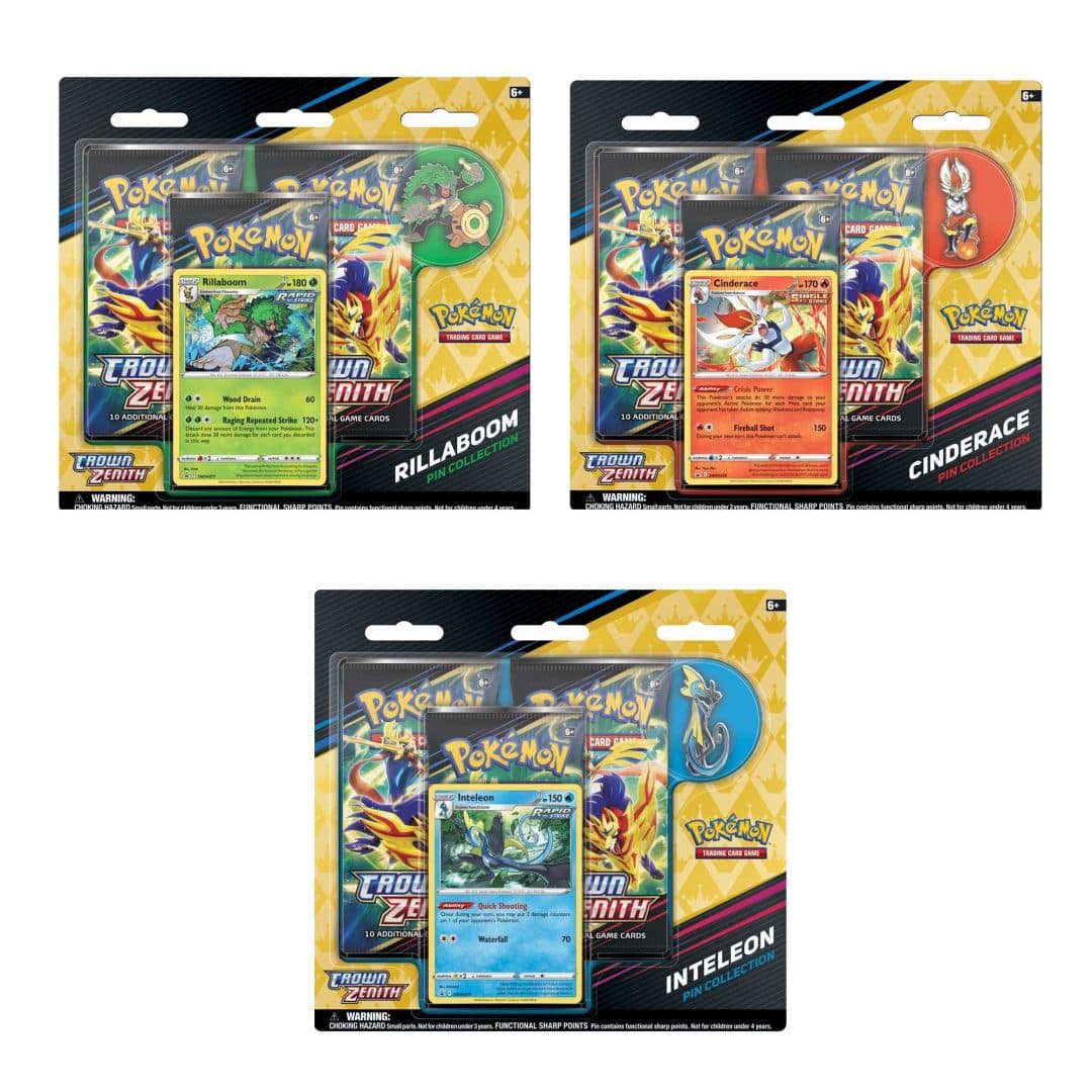 Crown Zenith 3pk blister m/pinn