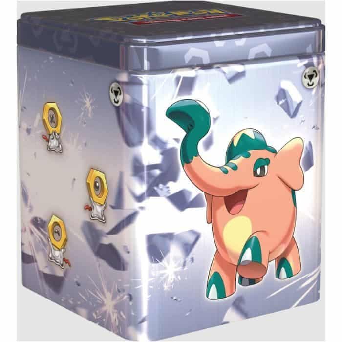 Pokémon TCG Stacking Tinboks – Metal Type
