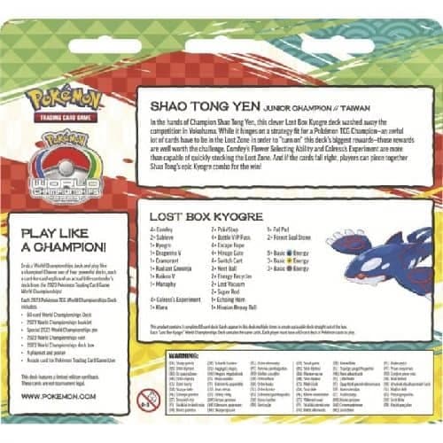 Pokemon – World Championship Deck 2023 – Shao Tong Yen