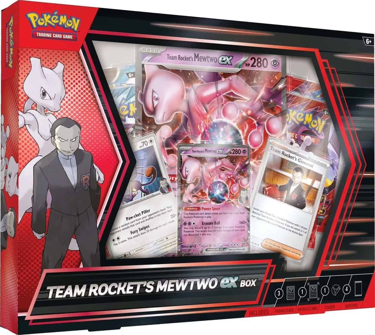 Pokemon Team Rocket Mewtwo ex Box
