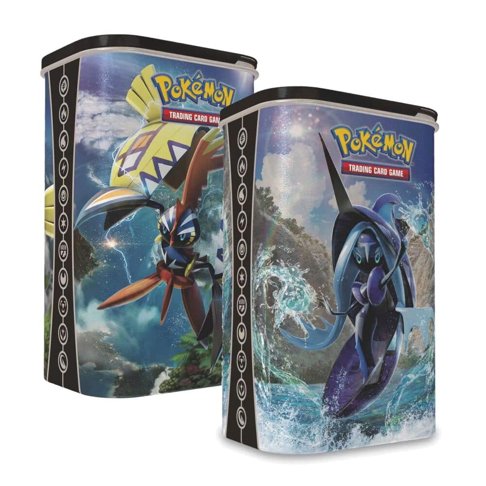 Pokemon Sun & Moon Burning Shadows Deck Shield Tin Box