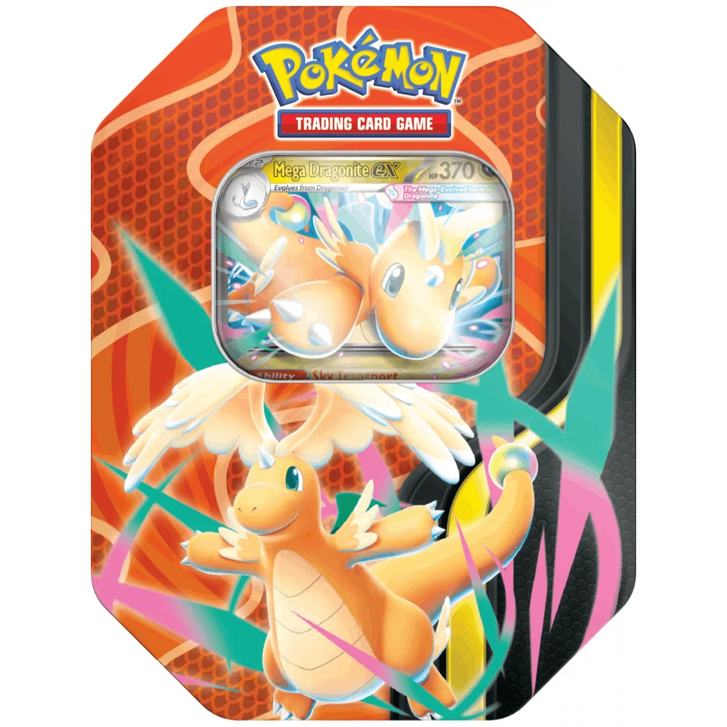 Pokemon Ascended Heroes Mega Forces Tin – Mega Dragonite EX