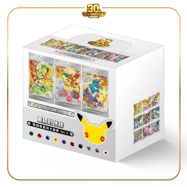 Pokemon Simplified Chinese 30th Anniversary Celebration Box Series 2 – Sealed Display (Kinesisk)