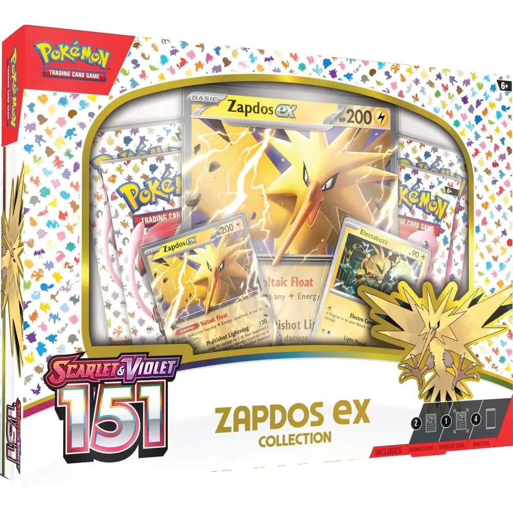 Pokemon – 151 Special Scarlet & Violet Zapdos Ex Box
