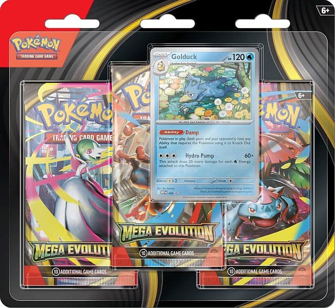 Mega Evolution Golduck 3P Blister Pack