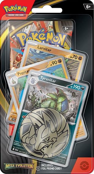 Mega Evolution Tyranitar 1P Premium Checklane Pack