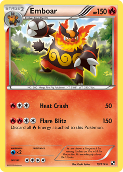 Emboar - Rare Holo