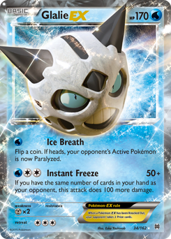 Glalie-EX - Rare Holo EX