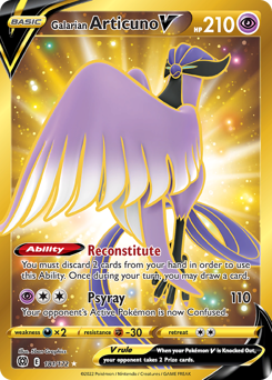 Galarian Articuno V - Rare Secret