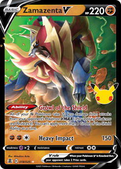 Zamazenta V - Rare Holo V