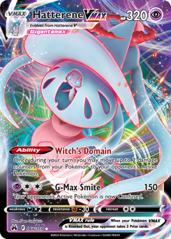 Hatterene VMAX - Rare Holo VMAX