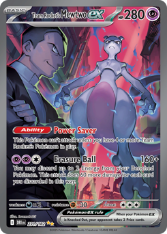 Team Rocket's Mewtwo ex - Special Illustration Rare