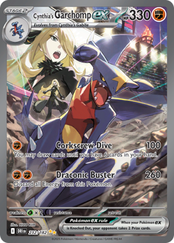 Cynthia's Garchomp ex - Special Illustration Rare