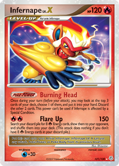 Infernape LV.X - Rare Holo LV.X