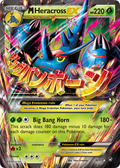 M Heracross-EX - Rare Holo EX