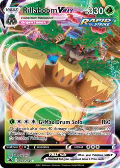 Rillaboom VMAX - Rare Holo VMAX