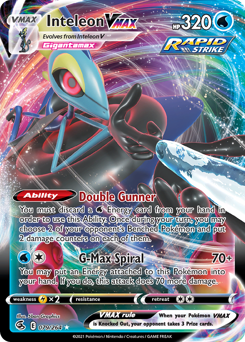 Inteleon VMAX - Rare Holo VMAX