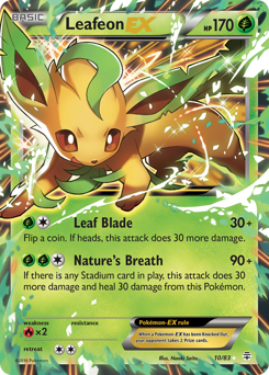 Leafeon-EX - Rare Holo EX