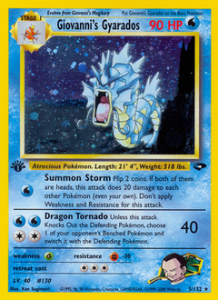 Giovanni's Gyarados - Rare Holo